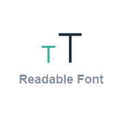 readable font